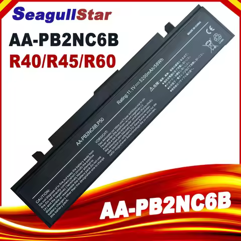 Notebook Battery for Samsung R60 R39 R40 R408 R41 R45 AA-PB2NC6B AA-PB2NC6B/E AA-PB2NC6W AA-PB4NC6B 