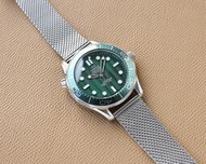 【熱賣】歐米茄-OMEGA海馬系列全自動機械機芯手錶 316L精鋼表殼進口鋼帶 商務休閒腕錶鋼帶手錶 實物拍攝 放心下標