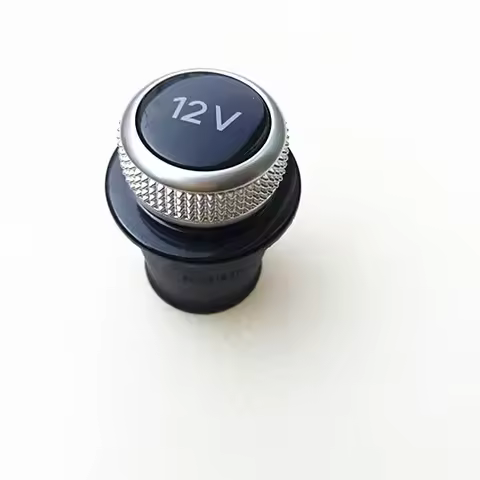 Original 12V Cigarette Lighter Cover Chrome Plated Plug For Audi A3 A4 A5 Q2 Q7 R8 8W0919311