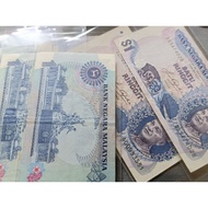 Malaysia 5th Series RM1 banknotes. please refer to the picture for the condition.