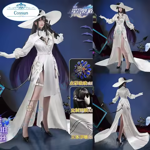 Honkai: Star Rail Constance Cosplay Costume Halloween Game Suit Elegant Dress Uniform Party Role Pla