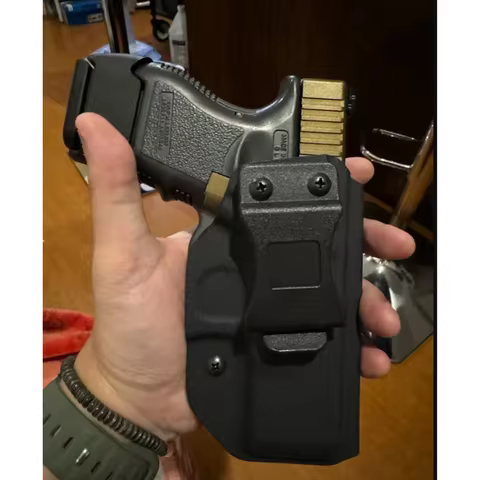 Kydex IWB Holster for Glock 26 (Gen 1-5) / Glock 27 Glock 33 (Gen 3-4) Pistol Inside Waistband Conce