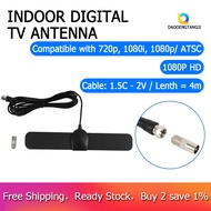 1080P HD Indoor Universal Antenna DVB-T2 ATSC 25 Miles Digital Amplifier Aerial