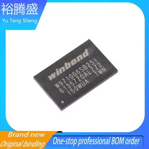 Original genuine W971GG6SB25I WBGA-84 1G-bits DDR2 SDRAM memory chip