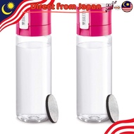 【Direct from Japan】 Brita Water Bottle, Direct Drink, Portable Water Filter Bottle with 1 Ca