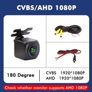ASFTH กล้องด้านหลังด้านหน้าด้านข้าง4K AHD 1080PCCD 180 "FishEye การมองเห็นได้ในเวลากลางคืนกันน้ำกล้อ