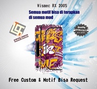 Garskin Vapor Hcigar VT 167 motif doodle - motif bisa request