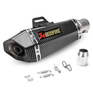 Akrapovic exhaust 38-51mm Universal Motorcycle Carbon Fiber Type Muffler Upgraded Akrapovic pipe