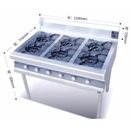 KT WARE OPEN BURNER COMMERCIAL HIGH PRESSURE 高压猛火煲仔炉 HEAVY DUTY GAS STOVE 4 HOLES  6 HOLES DAPUR MAS