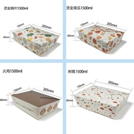 Lunch Box Disposable Takeaway Packing Box Kraft Paper Picnic Box Paper Bowl with Lid Food Grade Lunch Box Bowl Wholesale