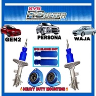 CS KYB RS ULTRA PROTON WAJA GEN2 PERSONA ABSORBER FRONT + MOUNTING + BOOT HEAVY DUTY GAS ORIGINAL KY