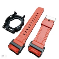 Men's Watches ✱❈▤() ORIGINAL GD-400-4 CASIO G-SHOCK REPLACEMENT BAND. RED COLOUR. RESIN QUALITY