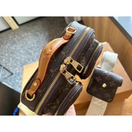 24m New Style Double News Bag Camera Bag Retro Fashion Crossbody Bag+Gift Box