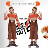 Inside Out 2 Anxiety Costume For Kids ActualPhotoIsPosted Unisex