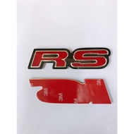 High Quality!!! Honda FIT JAZZ GE GD GK5 Civic FD Civic Fc HRV CRV Stream Red Metal RS SI Logo Front