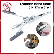 Engine Cylinder Hone Tool 51-177mm Three-jaw Adjustable Cylinder Deglazer Hone Car Accessories