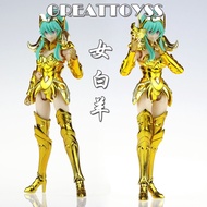 GT Female Aries Sacred Contract Golden Saint Cloth Seiya Myth ex Aries Doloris Aries