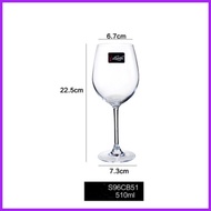 ¤ LG S96CB51L2C IDELITA 510ml Glassware Lead-free crystal Goblet glass wine glass set 6pcs