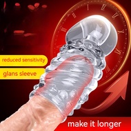 ☽❉✌ qiaobashan238313 Newest Male Glans Sleeve Extension Delay Ejaculation Reusable Condoms Foreskin Rings tool for Men