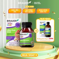 BRAUER Ultra Pure DHA - Pure DHA supplement for children from 7 months (60 capsules) DHA for kids DH