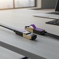 Vention Cat7 RJ45 STP Flat 10Gbps Ethernet Cable for Switch Laptop Modem