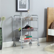 FlexC Movable Rack Storage Rack Trolley3 Tier/4 Tier/5 Tier Rak Troli Rak Serbaguna Rak Dapur Rak Bu