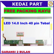 LCD LED 14 Inch Tebal 40 Pin 40 Pin