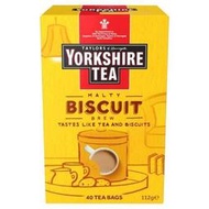 即享萌茶~英國Taylors泰勒約克夏餅乾風味紅茶40茶包/盒促銷中
