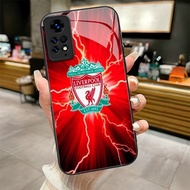Liverpool FC (02) design Tempered Glass Phone Case Cover For POCO F3 F4 F5 M5 M6 4G X3 X4 GT X5 X6 X