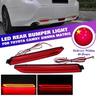 2 Đèn LED Phản Quang Cản Sau Đèn Dừng Phanh Cho Toyota Camry Matrix Innova Lexus