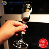 Selling Czech Imported BOHEMIA Crystal Glass Champagne Glass Sweet Wine Glass Sparkling Cocktail Gla