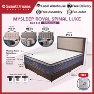 [PRE-ORDER] Royal Spinal Luxe 12" Orthopedic Spring Mattress + Divan Bed Frame | Single, Super Single, Queen, King | Bedset Package