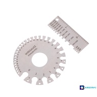 [BraveSundu] 0-36 Round AWG SWG Wire Gauge Thiness Ruler Gauge Diameter Stainless Steel Measurer Too