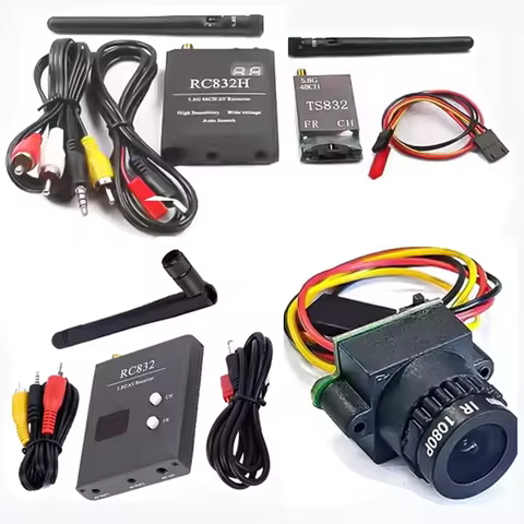TS832 Transmitter RC832 Receiver RC832H +1000TVL Camera 48CH 5.8G 600mw 5km Video Transmission For R