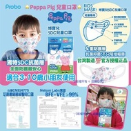 ✨4月中到貨✨【Peppa Pig 3D立體SDC兒童口罩(10個裝)】