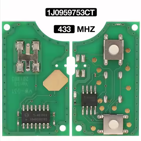 jingyuqin 433MHZ 2BTN 1J0959753CT 1J0959753DJ 1M0959753C Remote Car Key Circuit Board Fob For VW/VOL