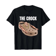 [Cod] The Crock - Funny Croc Shoe Graphic T-Shirt For Men Women Kids Casual Comfortable Tee Unique D