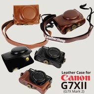 Leather Cover Canon G7XII G7X mark II G7X2 Leather Case