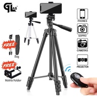 OFFER [ Free Bag ] Black Edition Portable tripod 3110 / 3120 Multilevel Aluminum Alloy Video Cam Smartphone Tripod Stand