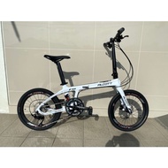 (Ready Stock) Alcott Z1 Carbon Folding Bike, Shimano 105 R7000 2x11 Groupset