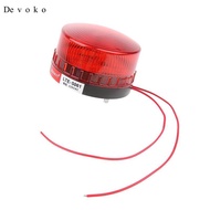 Devoko Red Industrial Warning Strobe Beacon Light Alarm Lamp AC220V Water-Proof