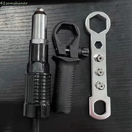 SUNSHINER Electric Rivet Tool, 2.4-4.8 MM 1/4 Inch Hex Shaft Rivet Tool Adapter, Tool Kit Quick Conn