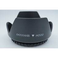 Hood Lens 55mm Screw Mount Petal Flower Lens Hood Universal 55 mm