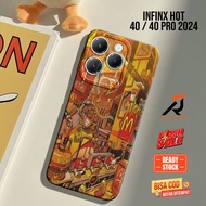 Case Infinix Hot 40 Pro New - Softcase Snack Art - Altercustom Aksesoris Case Lucu Zora