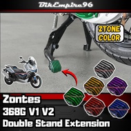 Zontes 368G V1 V2 Double Stand Extension 2 Tone CNC Aluminum For Zontes 368G V1 V2