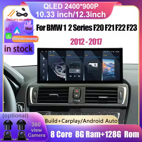 For BMW 1 /2 Series F20 F21 F22 F23 2013 - 2018 NBT EVO System QLED Screen 4G Wifi Android 15 Car Ra