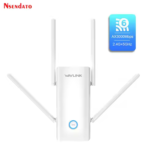 Wavlink AX3000 Long Range Wireless Wifi Repeater Extender 2.4G 5G Wifi Dual Band Wireless Signal Boo