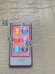 【可開統編】Apple/蘋果 mp3 mp4 ipod nano 7 ipod nano7 16g  稀有紫色 觸摸屏幕