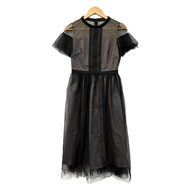 Aimer Dress beige Women Long black Short sleeves Direct from Japan Secondhand