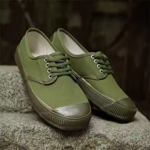 1 pair Chinese Red Army Liberation Shoes Vintage Men Spring Autumn Work Jiefang Shoes Dance Performa